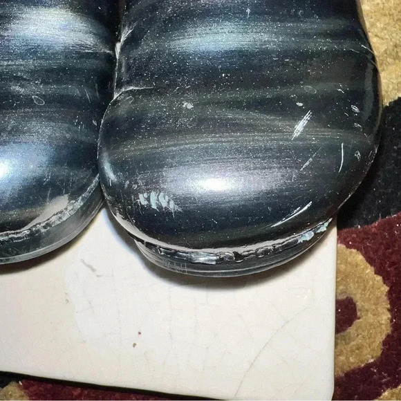 Dansko Women’s Clogs Shoes Mules Black Patent Leather Silver Copper Stripes 41 - Picture 5 of 16